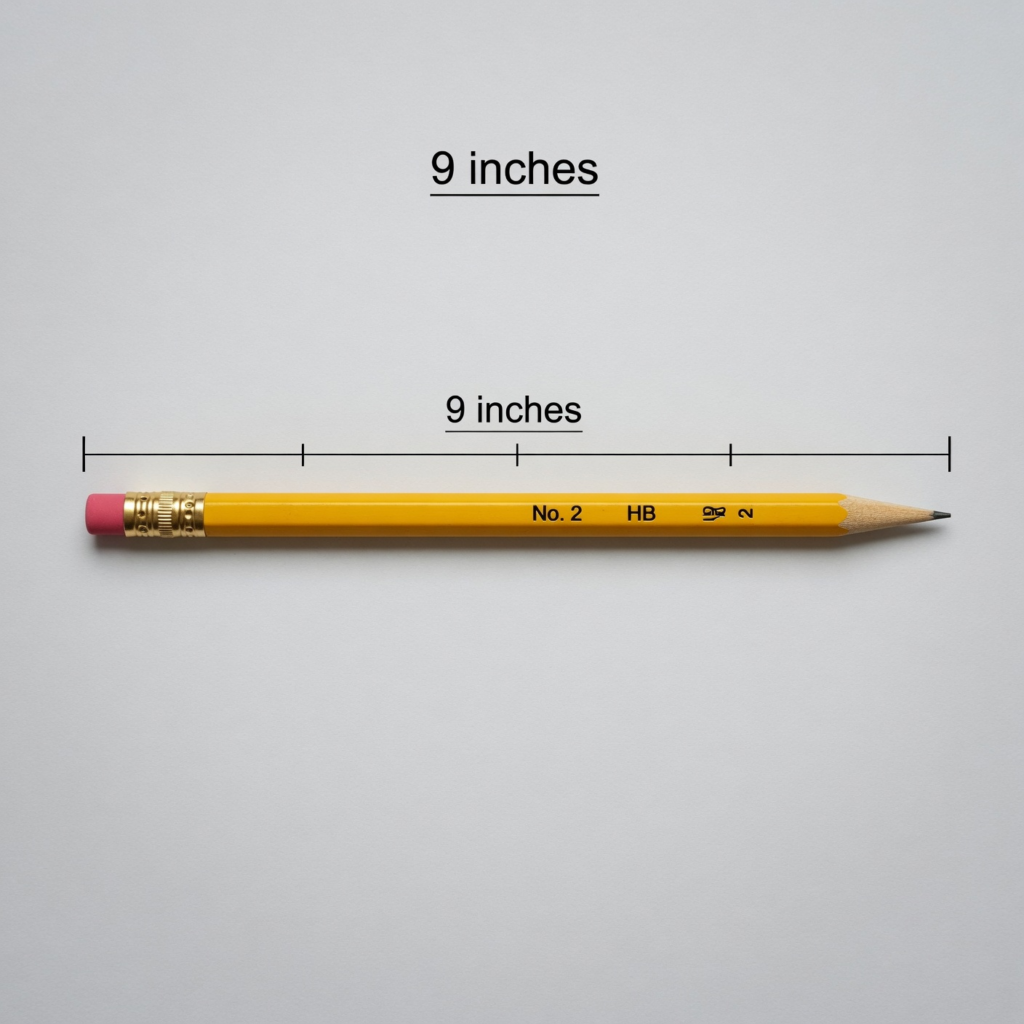 Standard #2 Pencil Unsharpened – 9 inches