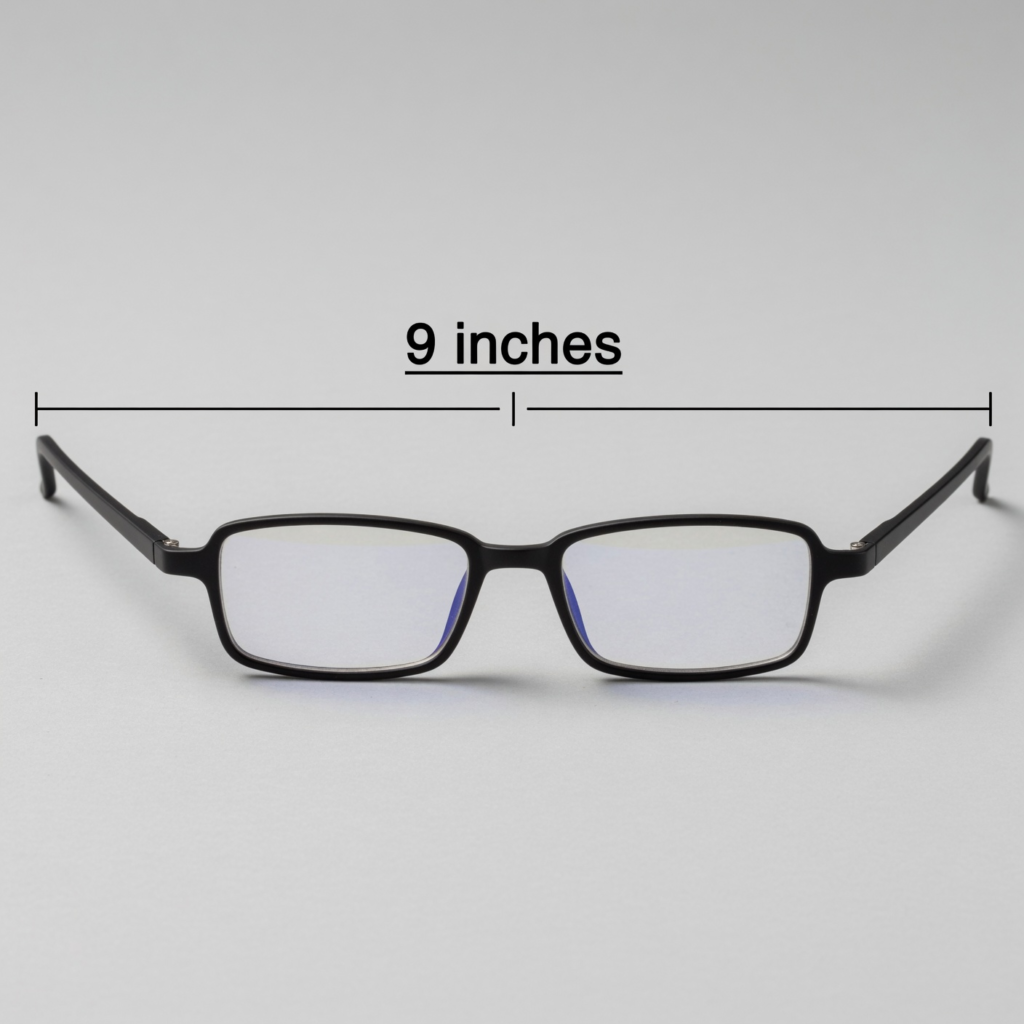 Reading Glasses Temple to Temple – 9 inches