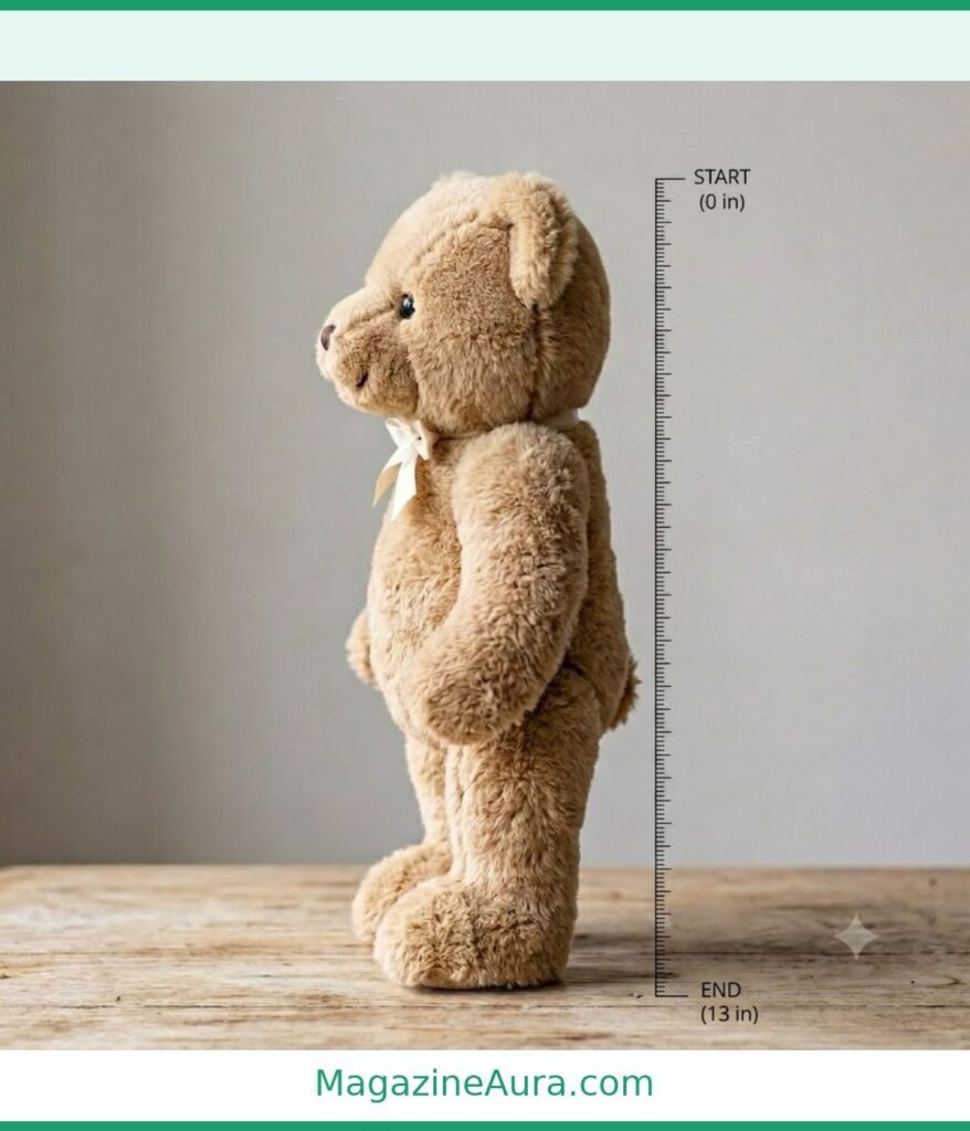13-Inch Teddy Bear (Height) 13 Inches