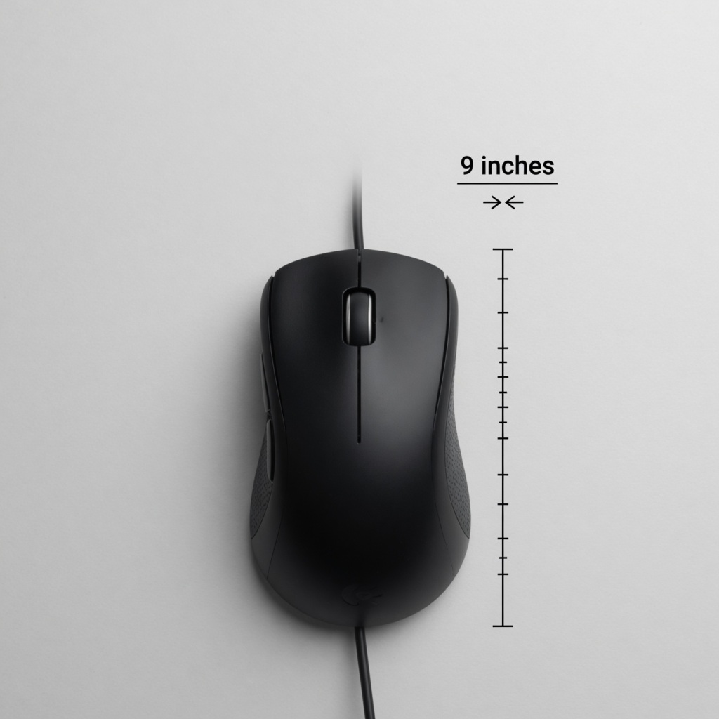 Standard Computer Mouse – 9 inches