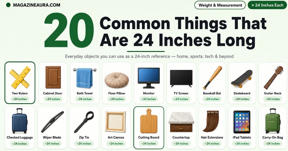 20 Common Things That Are 24 Inches Long – 2026