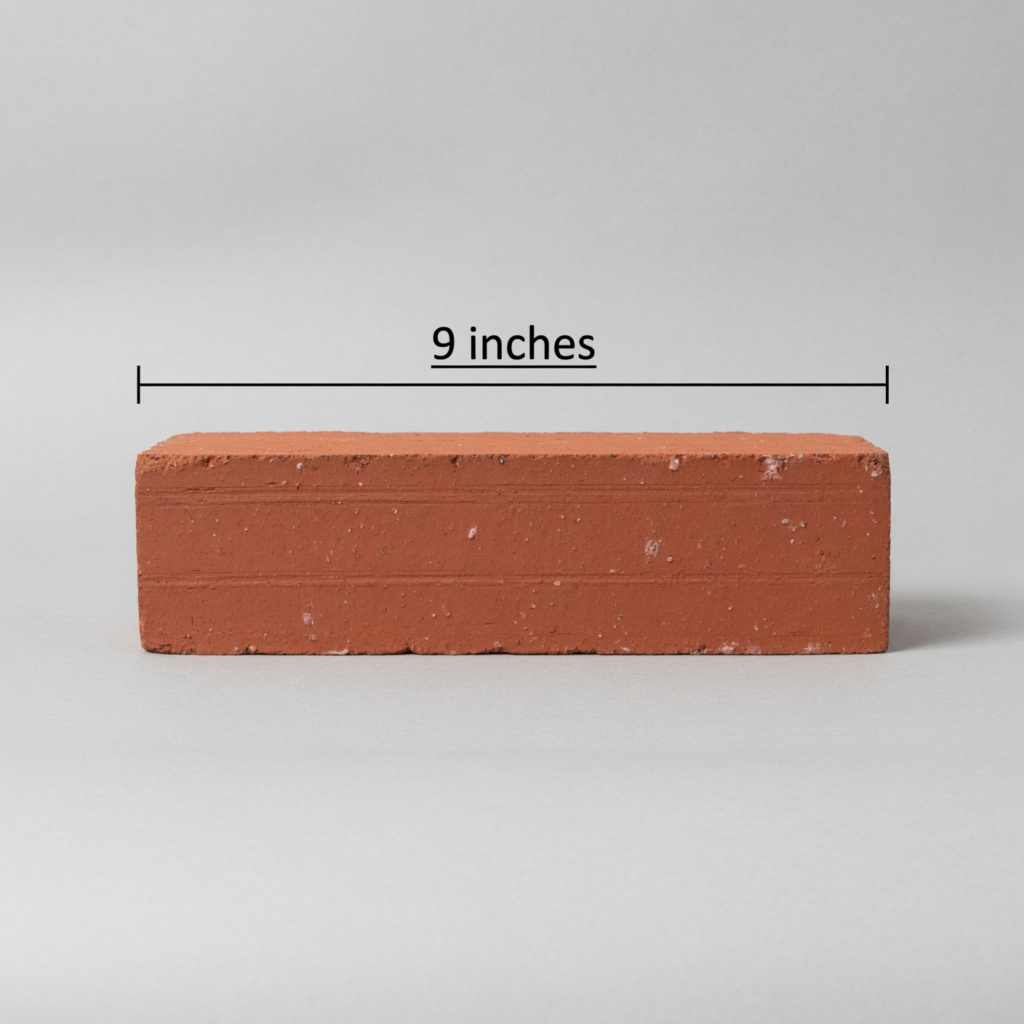 Standard Brick Length – 9 inches