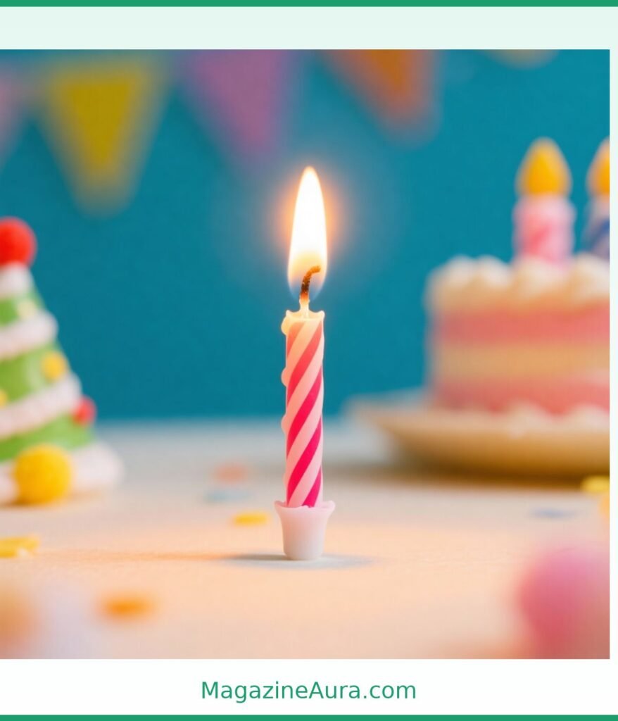 A Small Birthday Candle Weigh 1 Gram