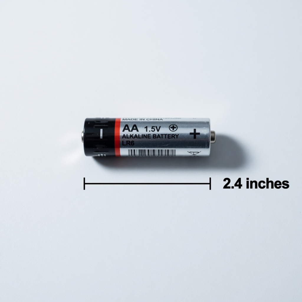 AA Battery 2.4 inches