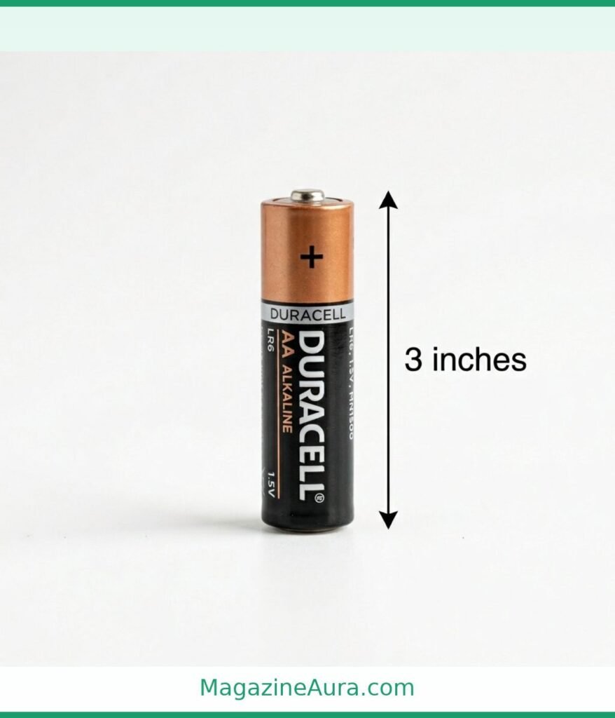 AA Battery (Visual Stack Reference) 3 Inches