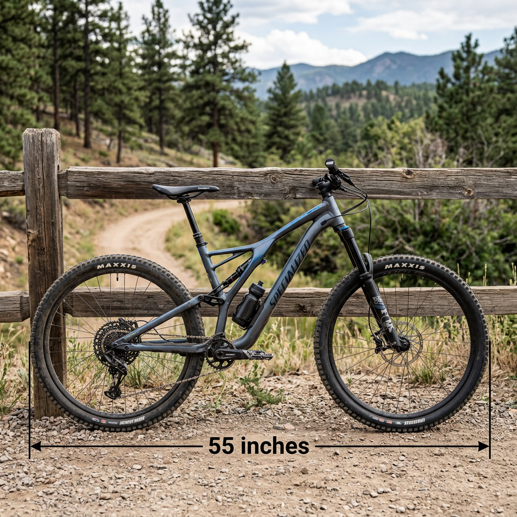 Adult Mountain Bike Combined Wheel and Frame Span – 55 inches