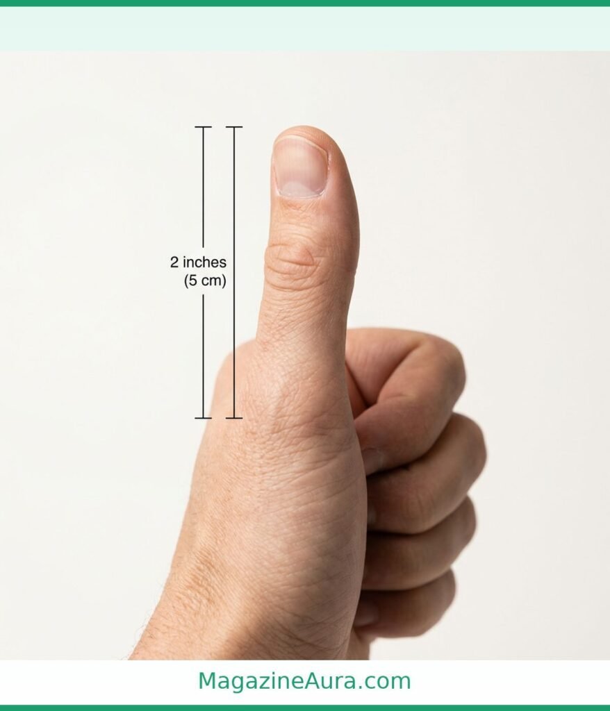 Adult Thumb Length 2 inches
