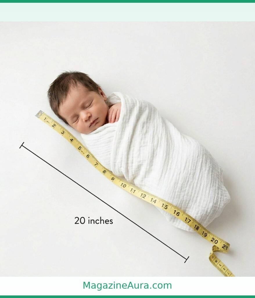 Average Newborn Baby Length 20 inches