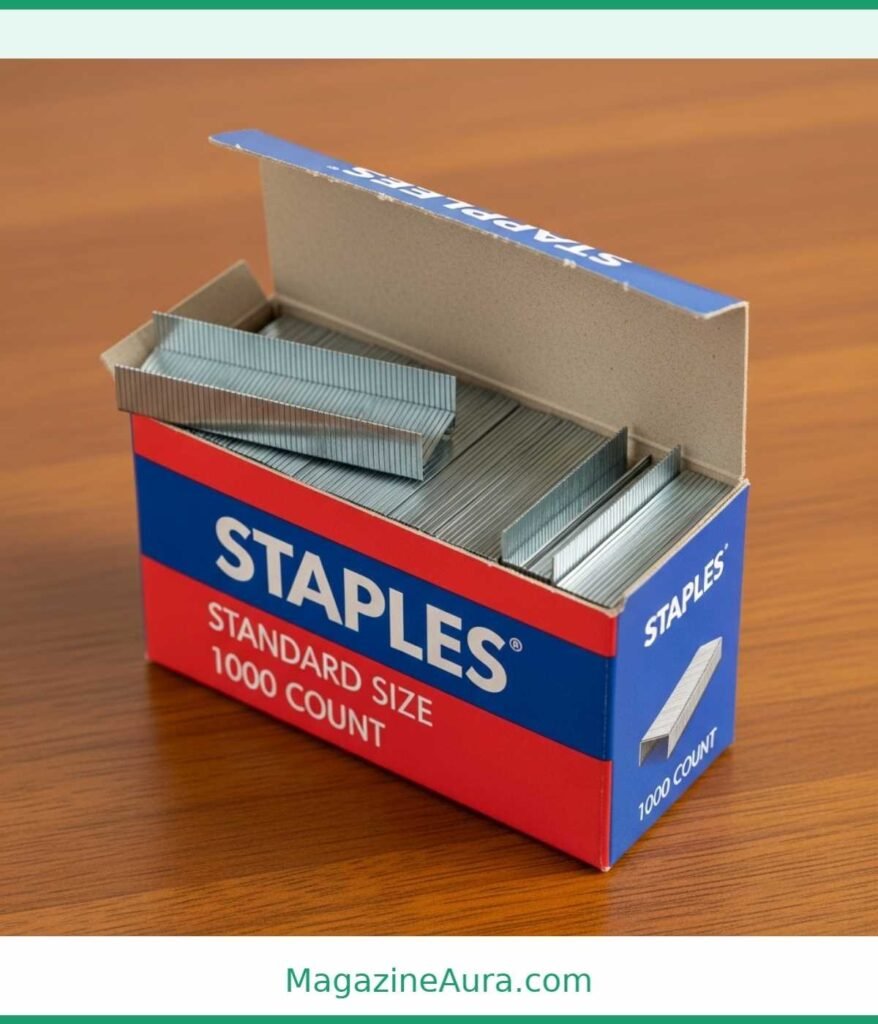 Box of Staples Weigh 100 Grams