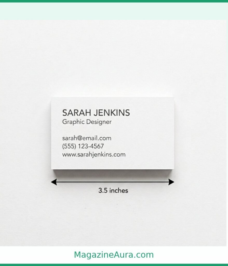 Business Card (Width) 3 Inches