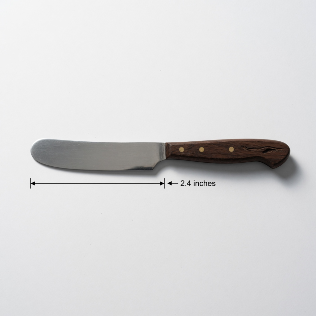 Butter Knife Blade Width 2.4 inches