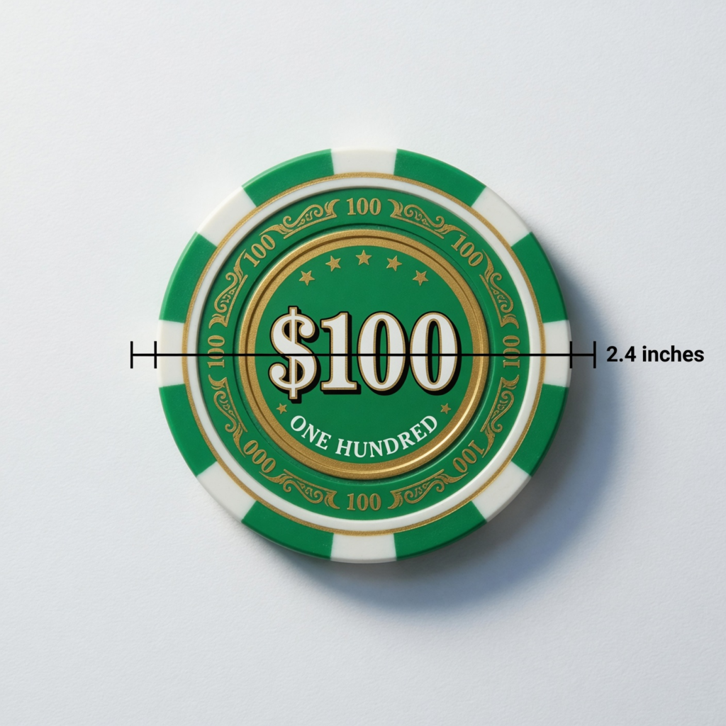Casino Poker Chip 2.4 inches
