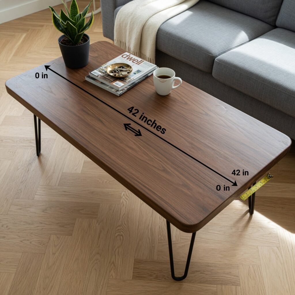 Coffee Table Length – 42 inches