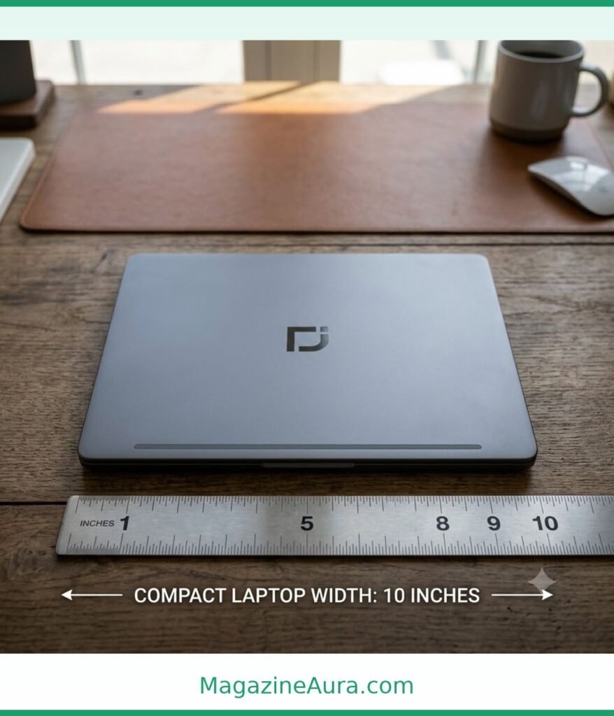 Compact Laptop Width 10 inches long