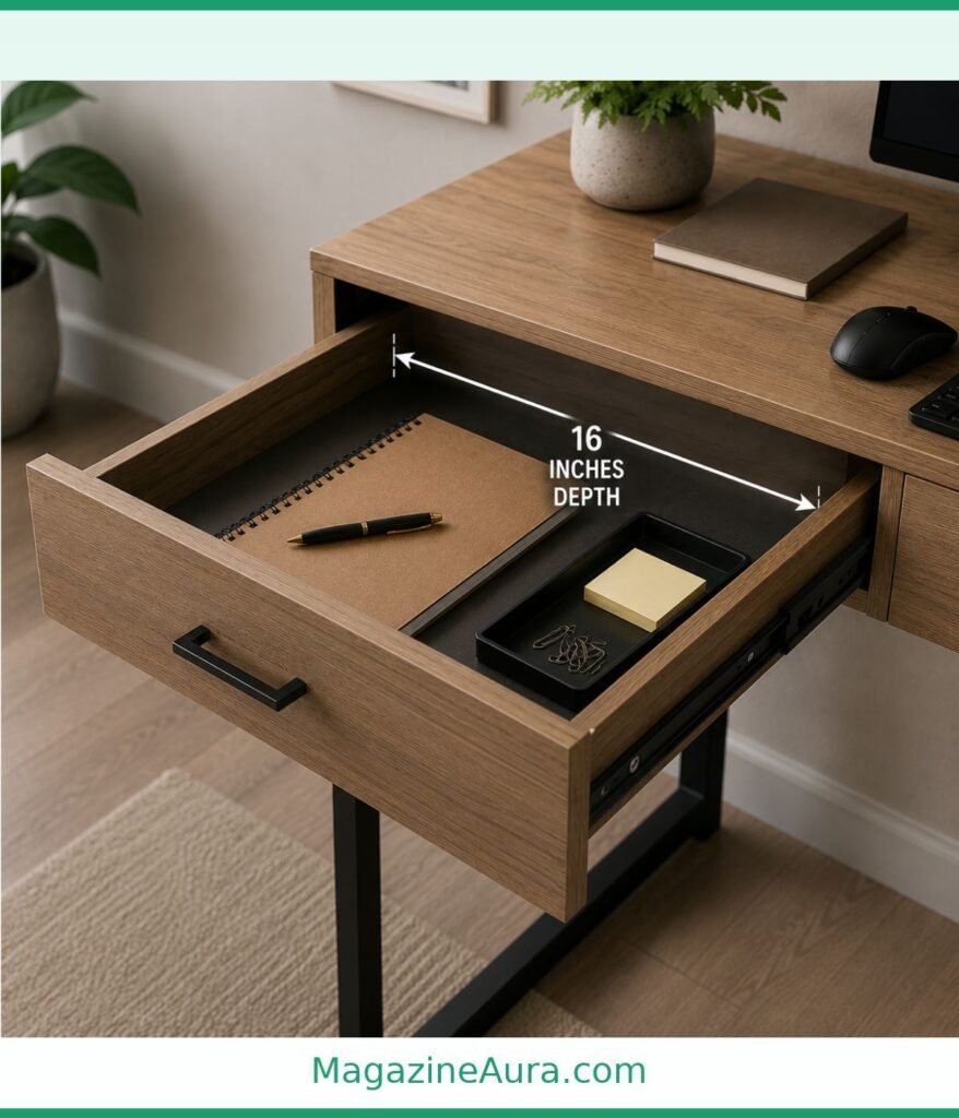 Desk Drawer Depth