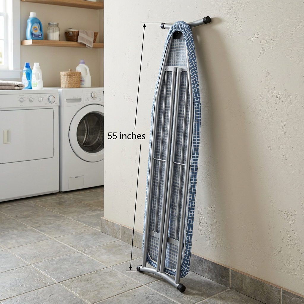 Folded Ironing Board Width – 55 inches