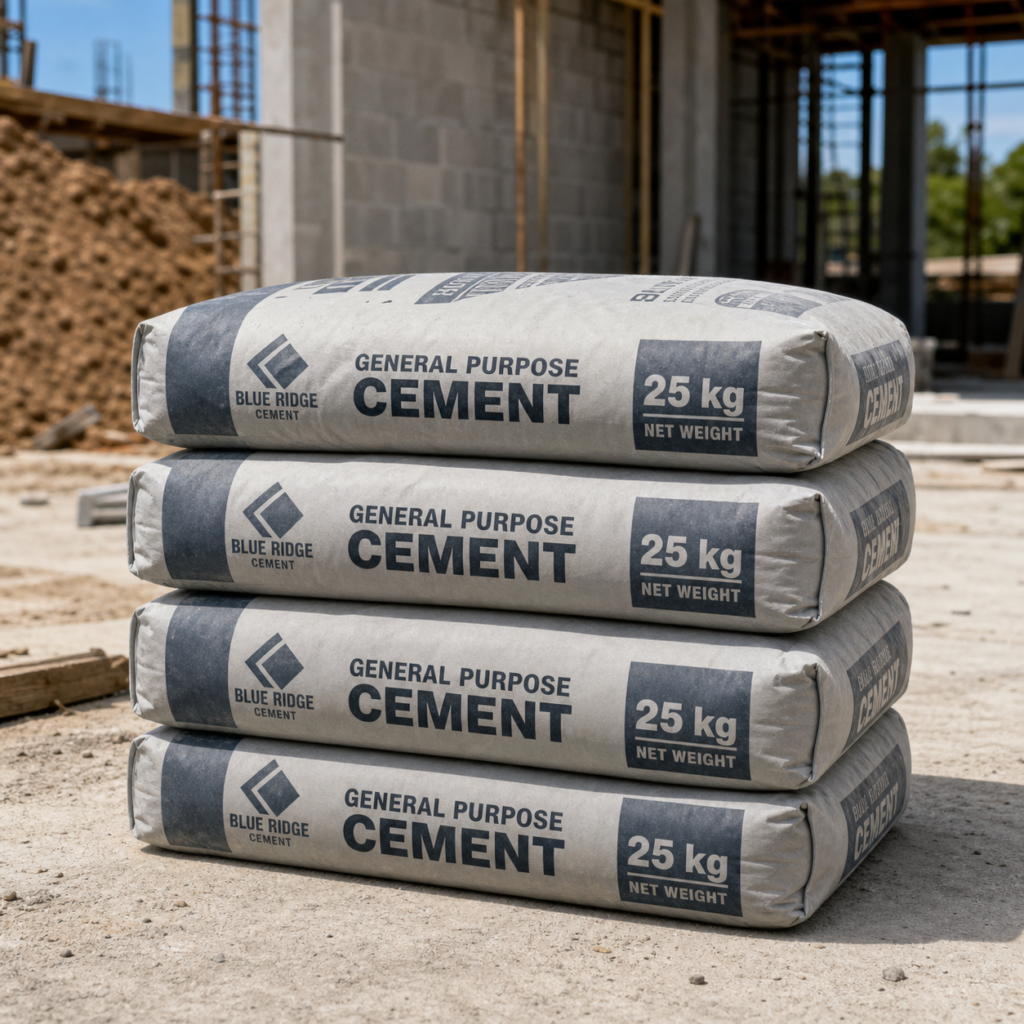 Four 25 kg Bags of Cement – 100 kg