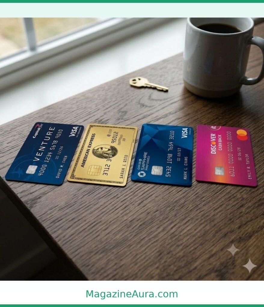 Four Plastic Credit Cards Weigh 20 Grams