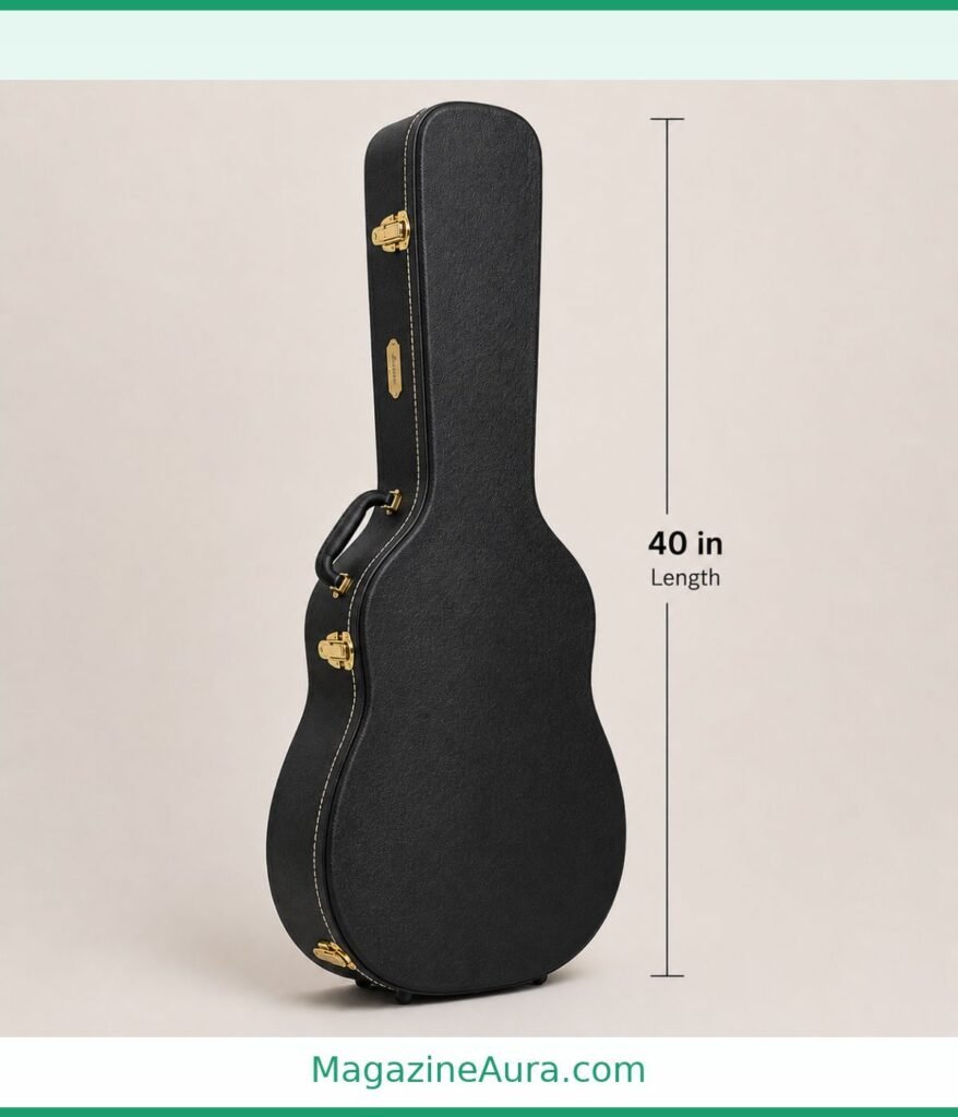 Full-Size Acoustic Guitar Case 40 inches