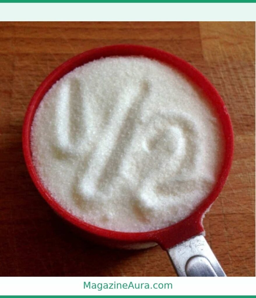 Half Cup of Sugar or Salt Weigh 100 grams