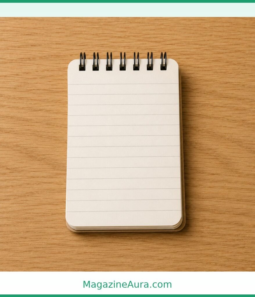 Hardcover Notebook 10 inches long