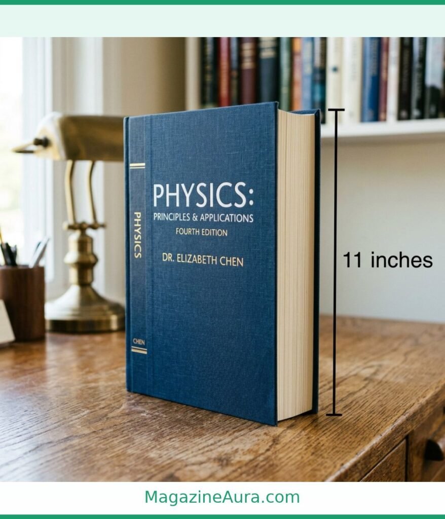 Hardcover Textbook (Height) 11 Inches