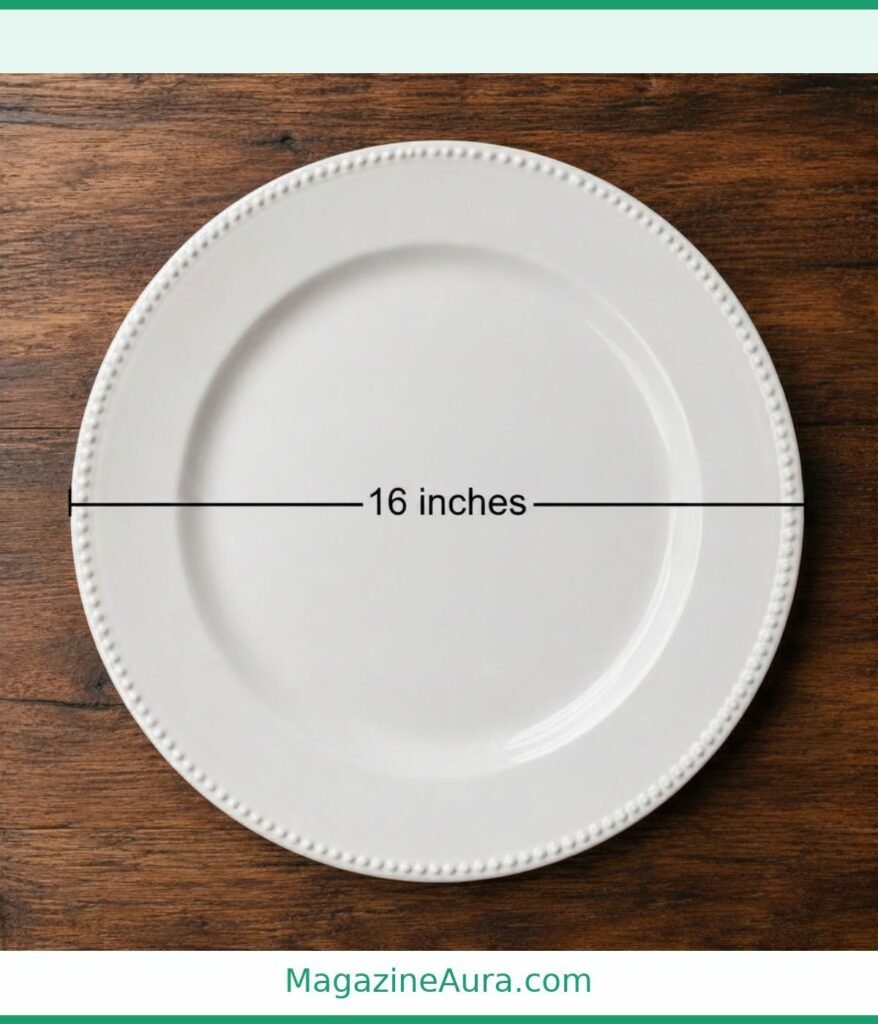 Large Dinner Plate / Serving Platter (Diameter) 16 inches