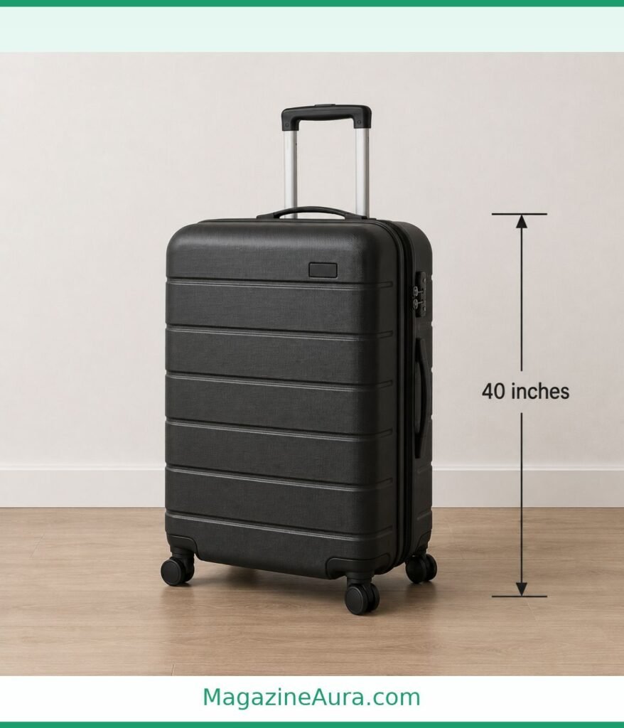 Large Rolling Suitcase (Upright)