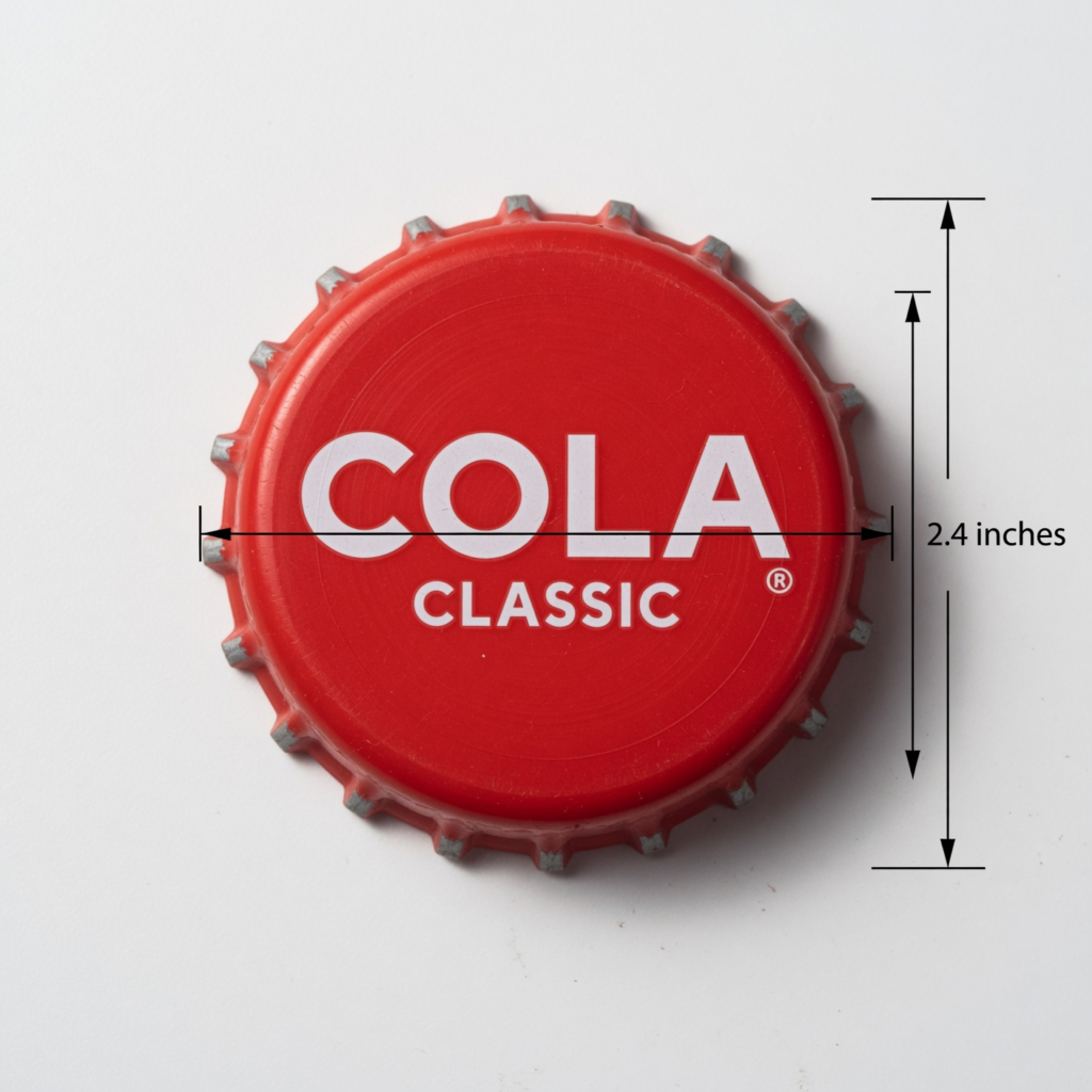 Large Soda Bottle Cap 2.4 inches