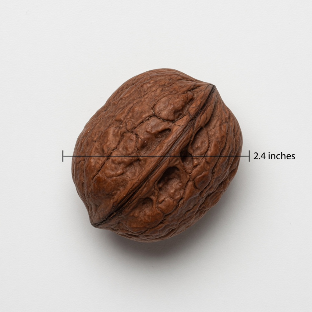 Large Walnut in Shell 2.4 inches