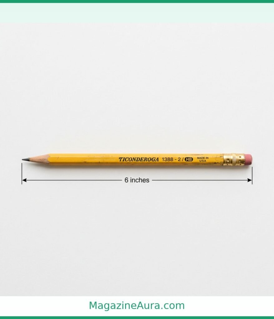 Lightly Used #2 Pencil 6 inches