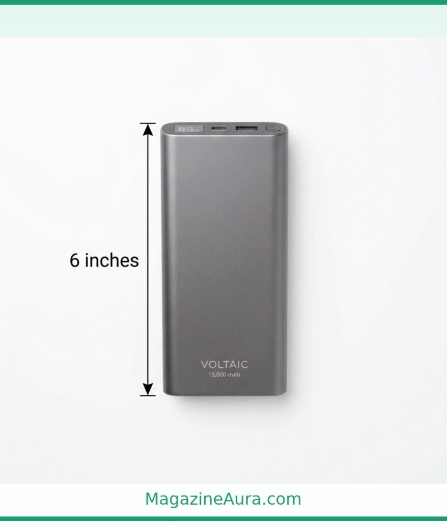 Medium Power Bank (10,000–20,000 mAh) 6 inches