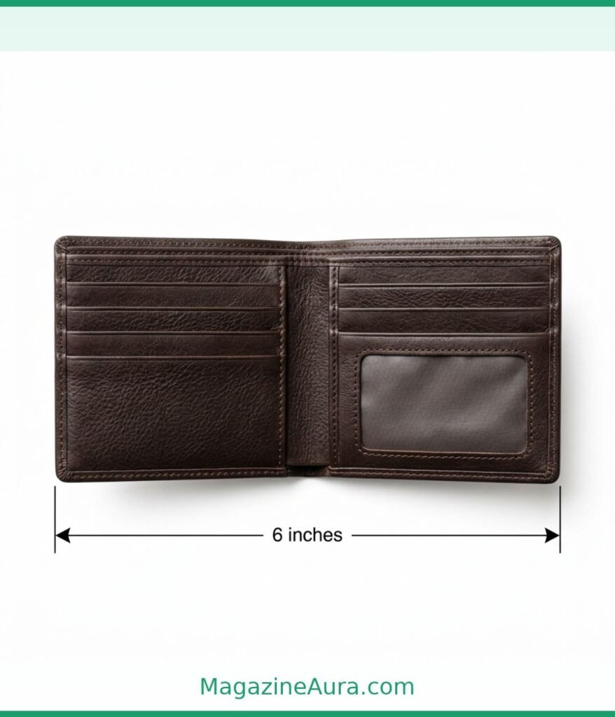 Men's Bi-Fold Wallet 6 inches