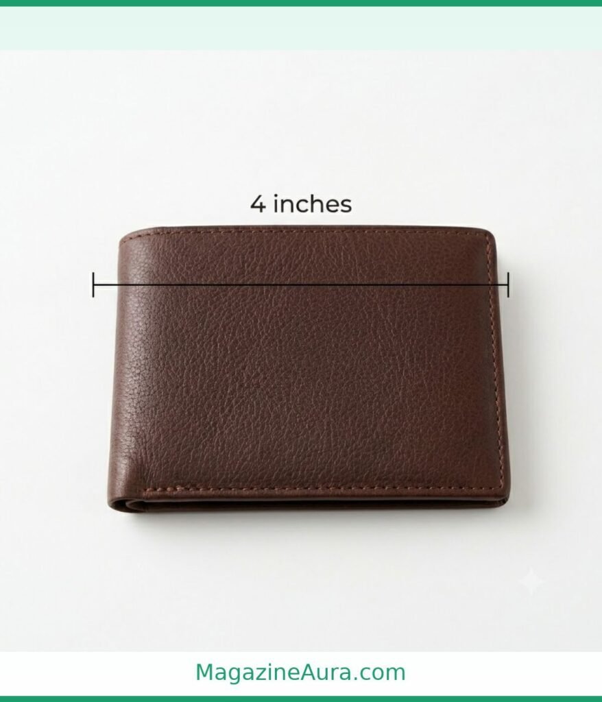 Men's Bi-Fold Wallet 4 inches