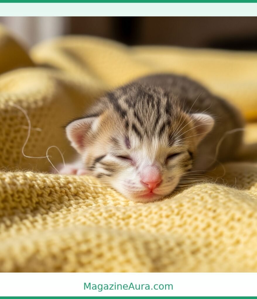 Newborn Kitten Weigh 100 grams