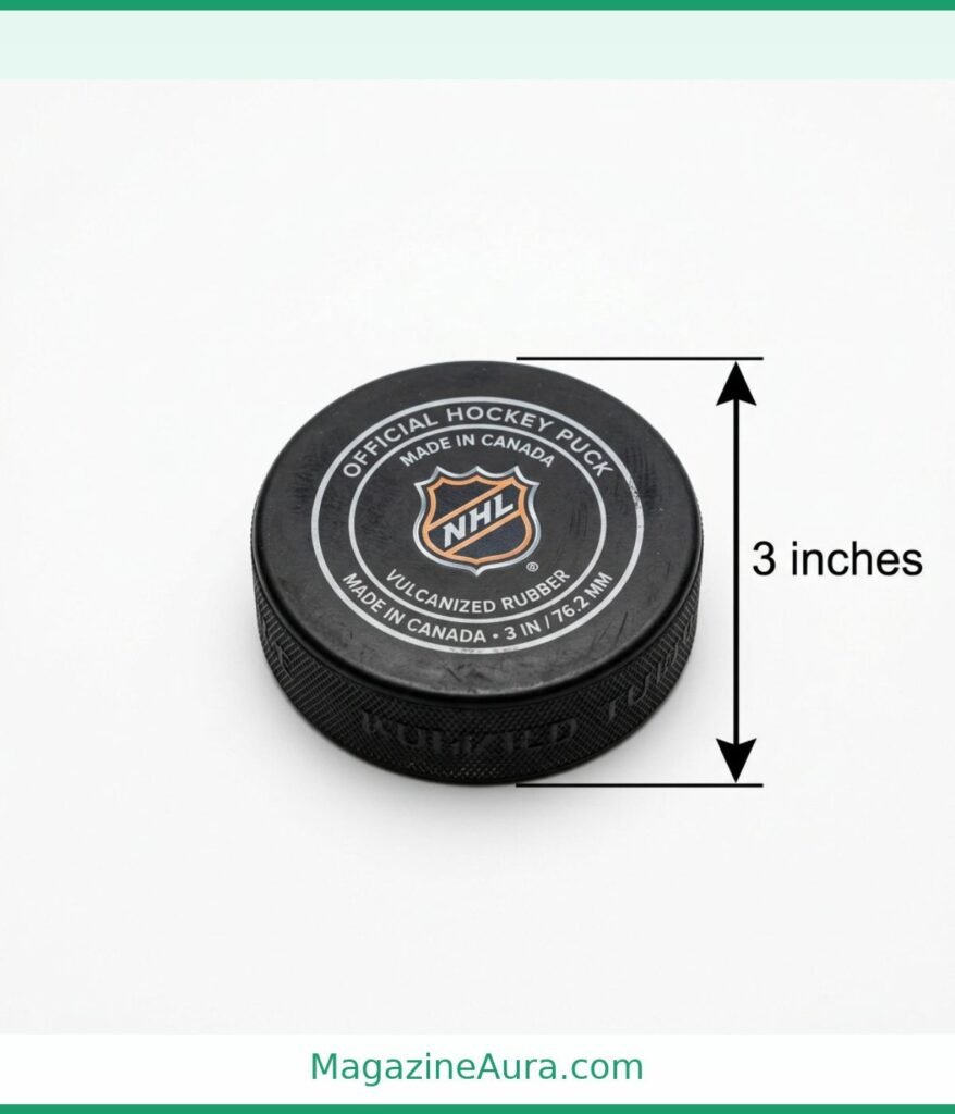 Official NHL Hockey Puck (Diameter) 3 Inches