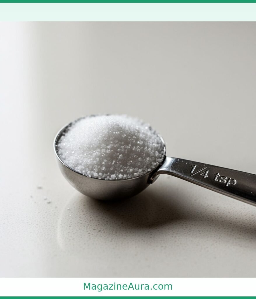 One-Quarter Teaspoon of Sugar Weigh 1 Gram
