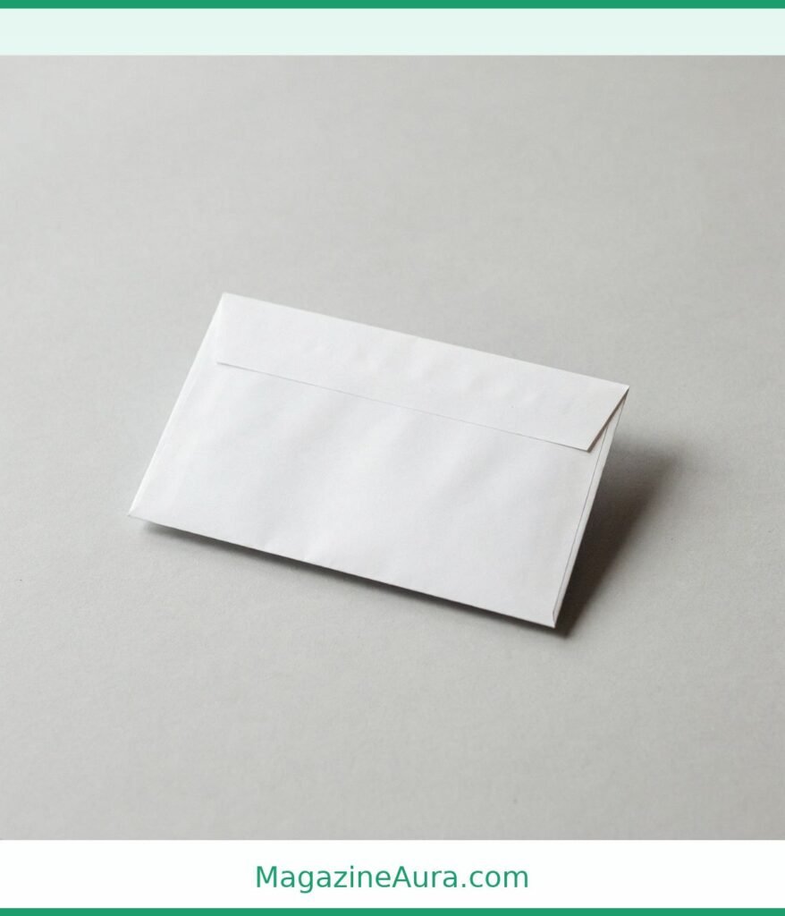 One Standard #10 Business Envelope Weigh 10 Grams