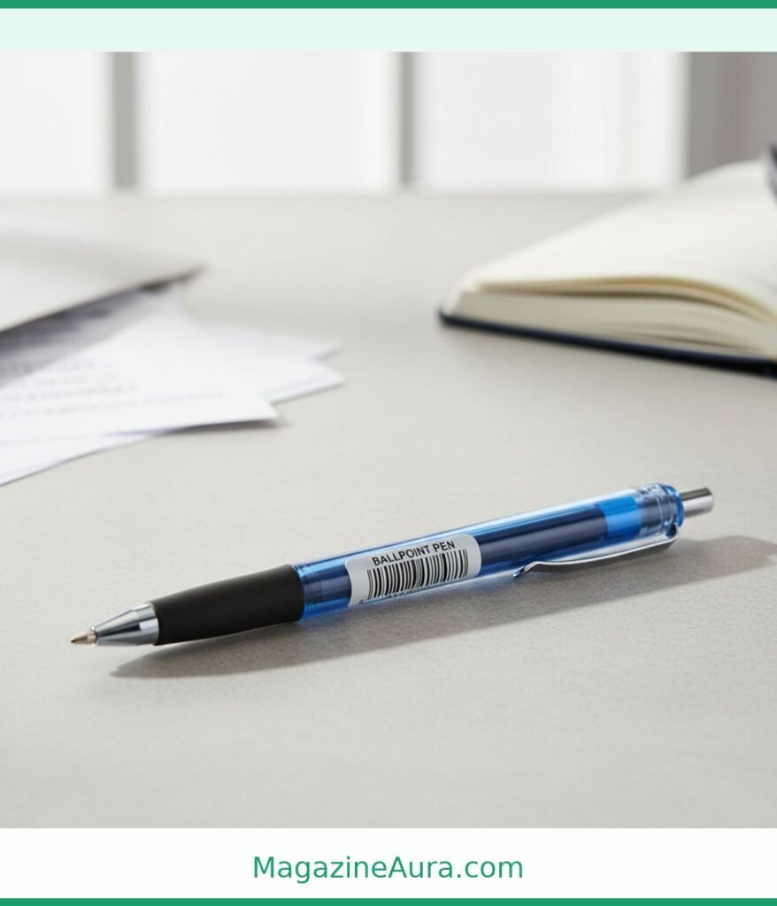 One Standard Plastic Ballpoint Pen Weigh 10 Grams