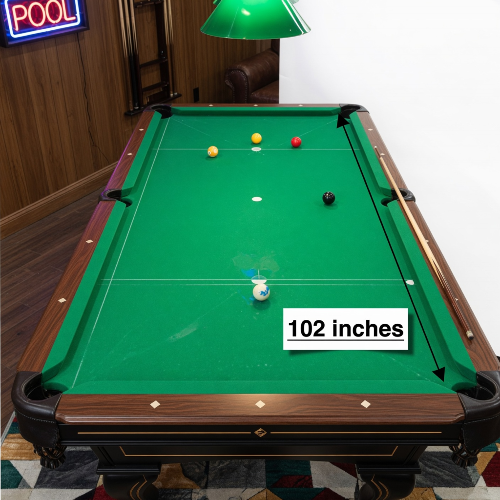 Professional Pool Table (Playing Surface) – 102 inches