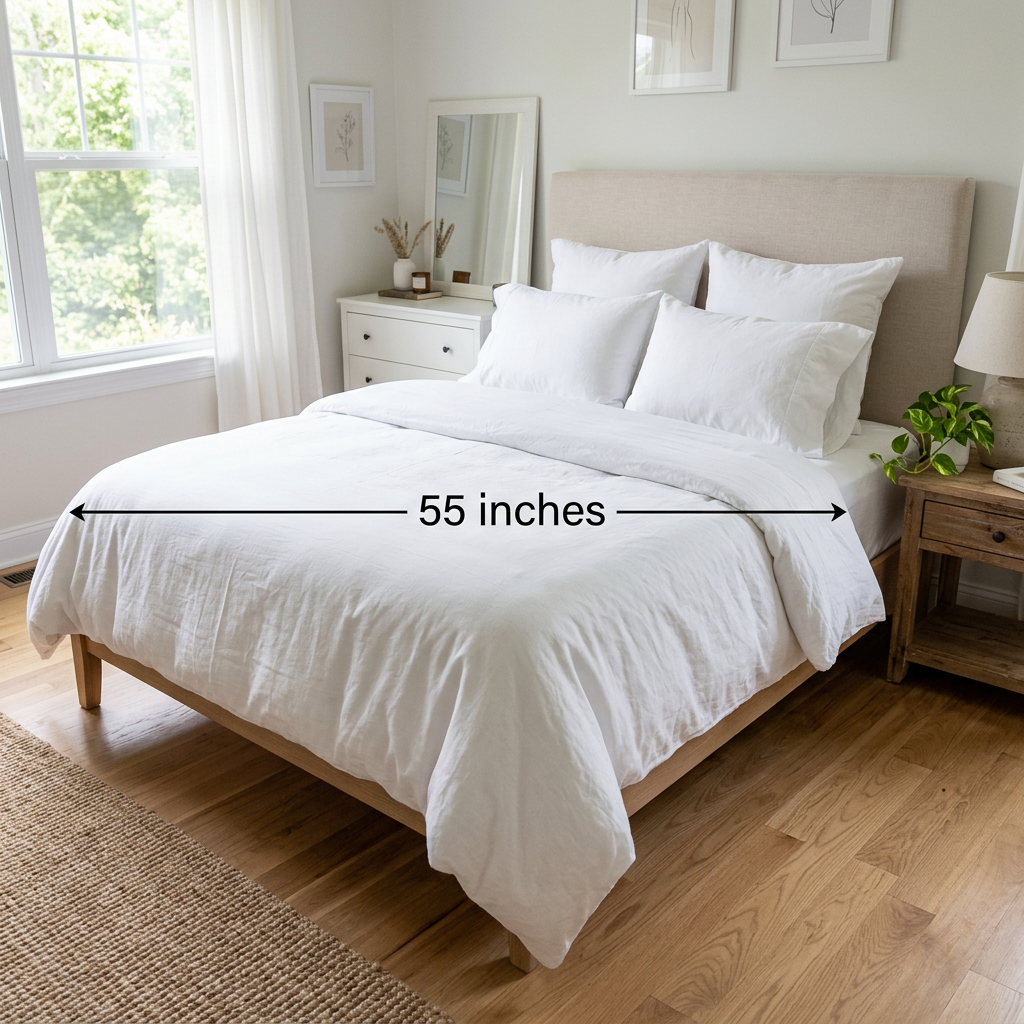 Queen-Size Bed Width – 55 inches