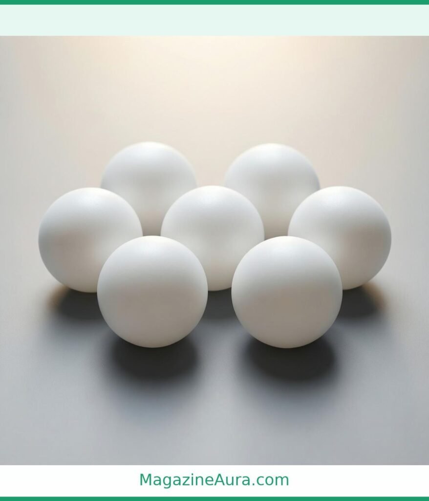 Seven Ping Pong Balls Weigh 20 Grams