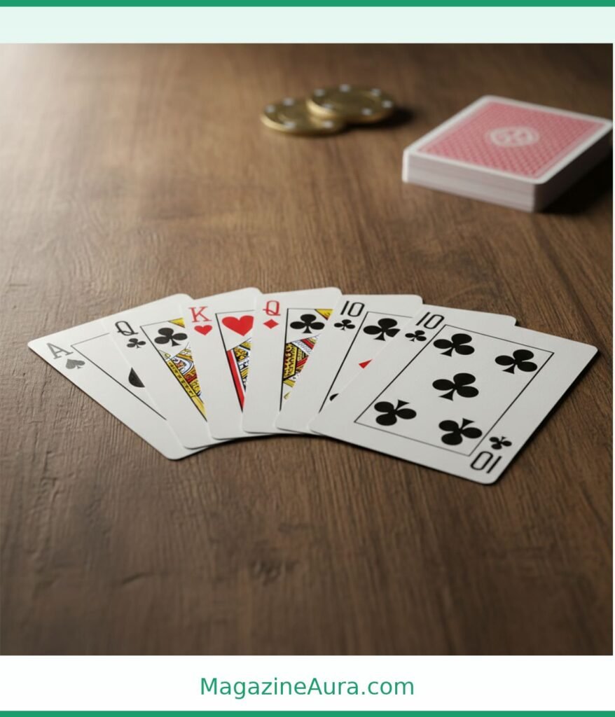 Six Standard Playing Cards Weigh 10 Grams