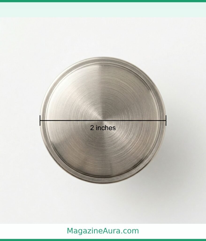 Small Cabinet Knob Diameter 2 inches