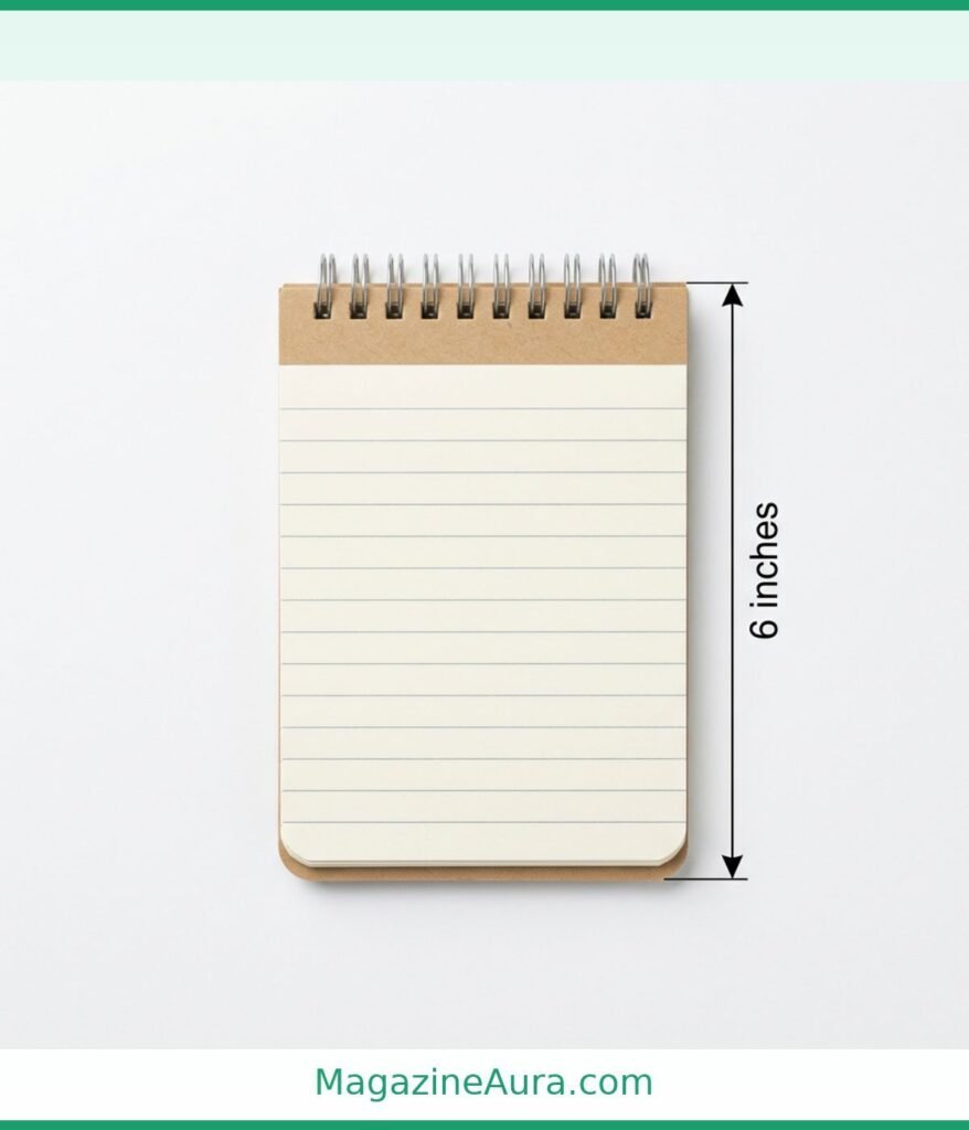 Small Notepad (height) 6 inches