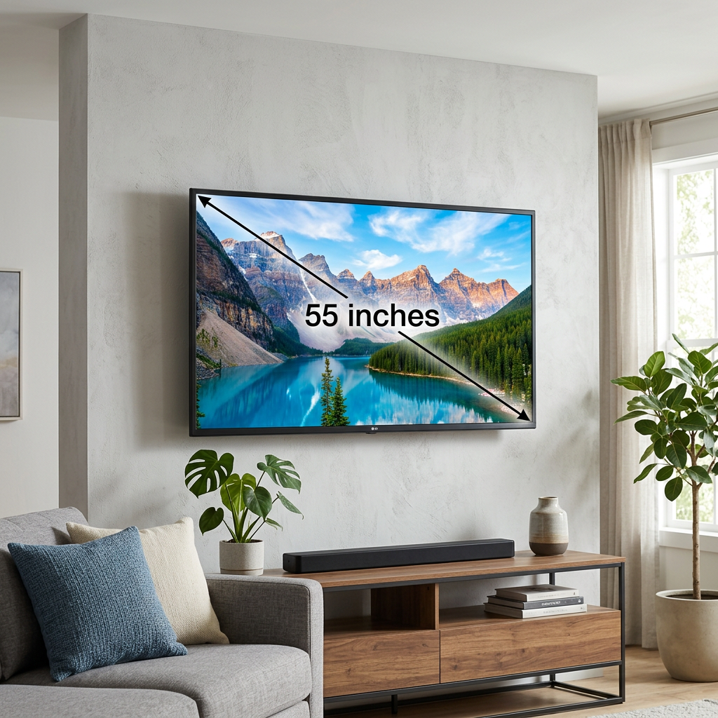 Standard 55-Inch Television Screen – 55 inches
