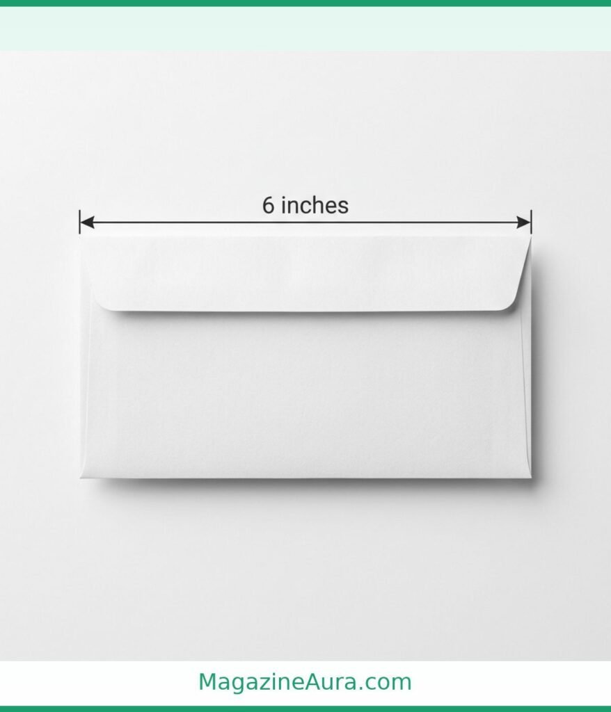Standard Envelope (long edge) 6 inches