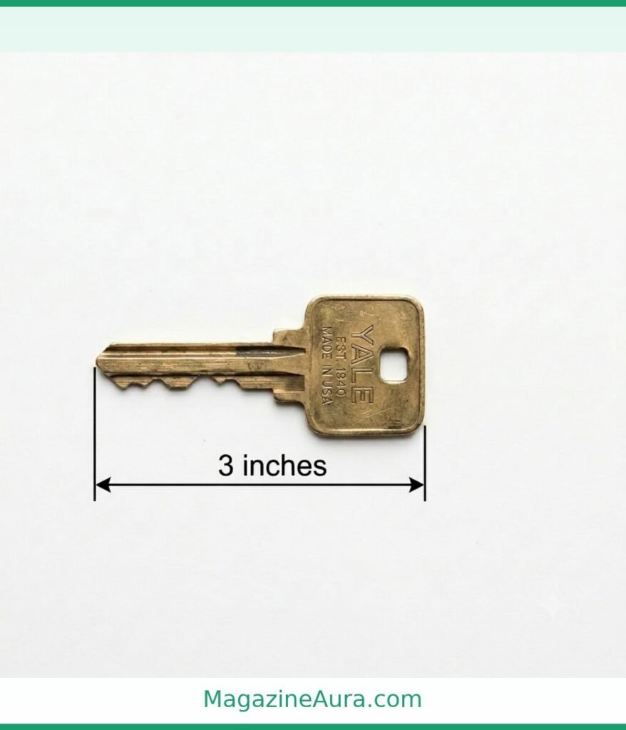 Standard House Key 3 Inches