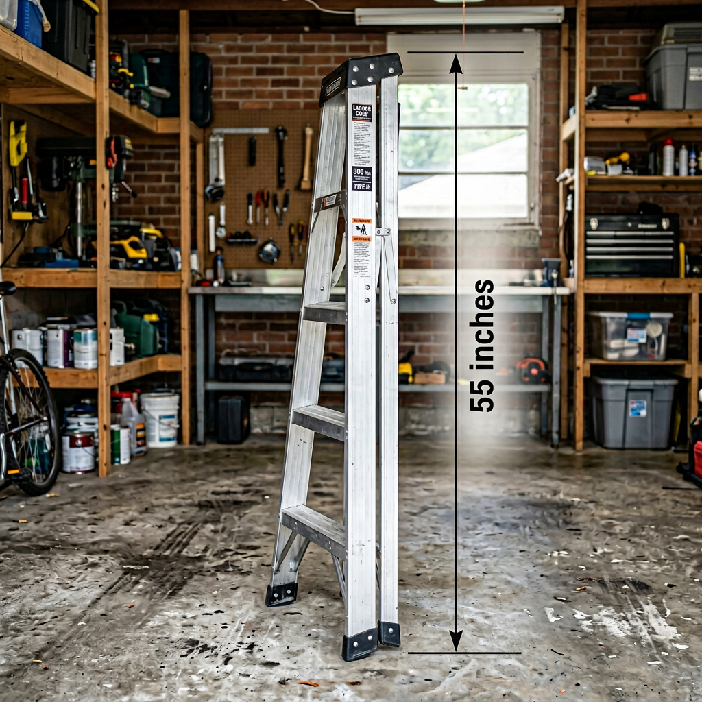 Standard Step Ladder (Closed Height) – 55 inches