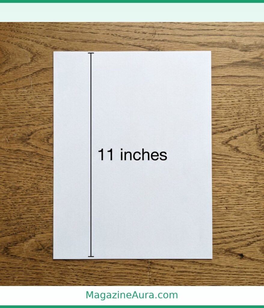 Standard US Letter Paper (Long Edge) 11 Inches